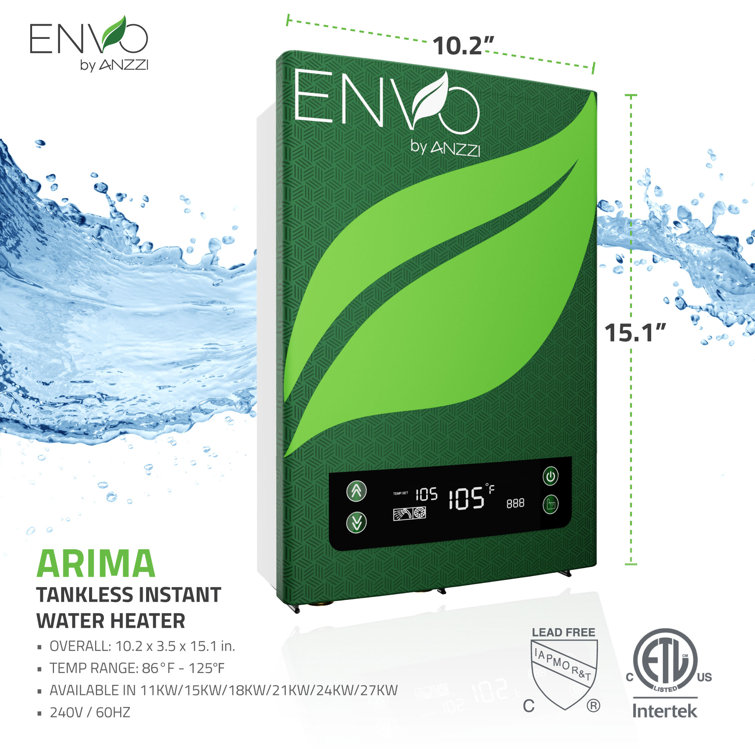 Envo Green 18 kW Electric Tankless Water Heater Two-Pack