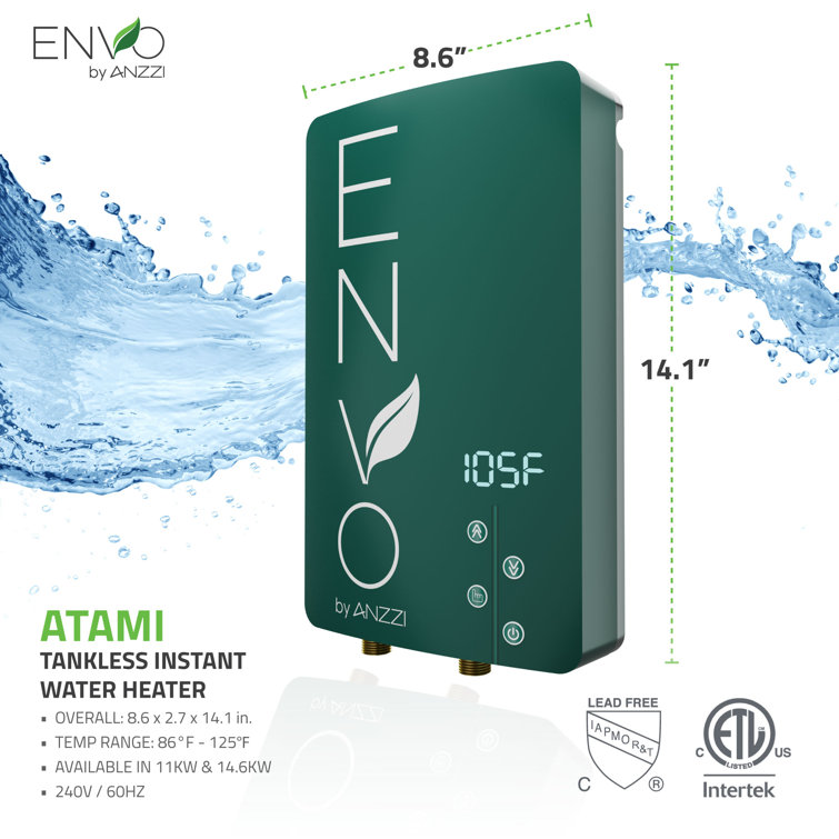Envo Green Electric Tankless Water Heater Two-Pack