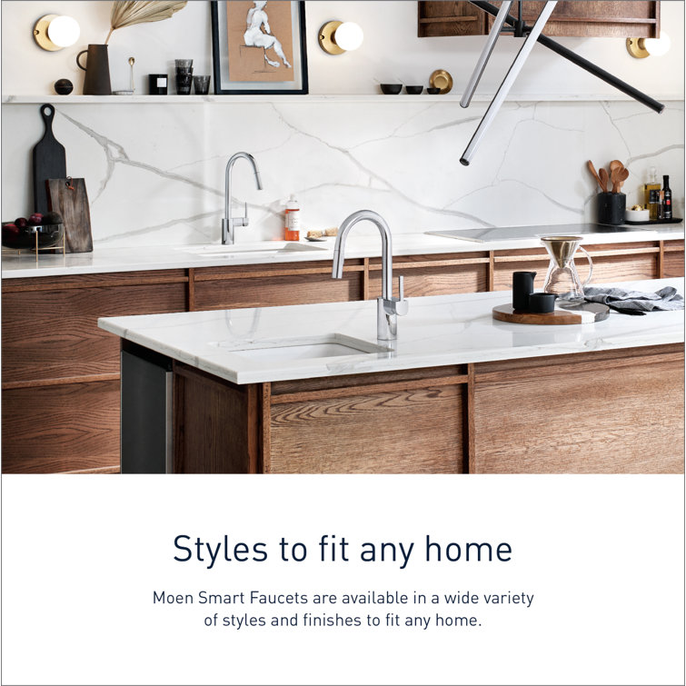 Chrome Touchless Pull-Down Kitchen Faucet with Smart Control