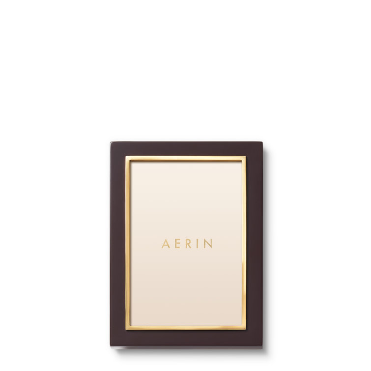 4x6 Gold Lacquer Single Picture Frame with Glass Protector