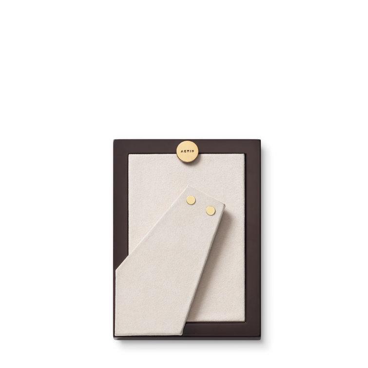 4x6 Gold Lacquer Single Picture Frame with Glass Protector