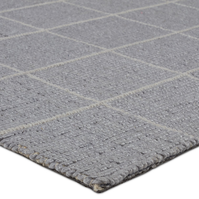 Barclay Butera Oxford Handwoven Gray Wool-Cotton Blend 9' x 12' Area Rug