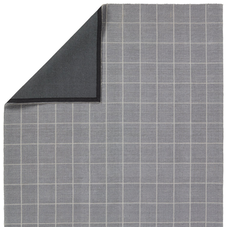 Barclay Butera Oxford Handwoven Gray Wool-Cotton Blend 9' x 12' Area Rug