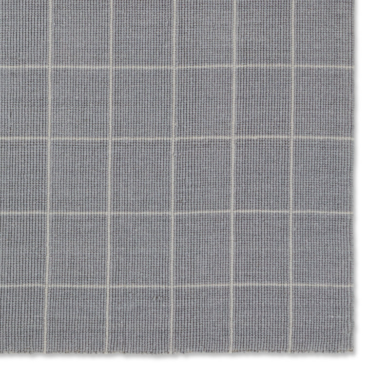 Barclay Butera Oxford Handwoven Gray Wool-Cotton Blend 9' x 12' Area Rug