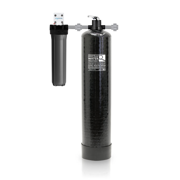Aquasure Fortitude Pro Series Black Whole House Water Filter System