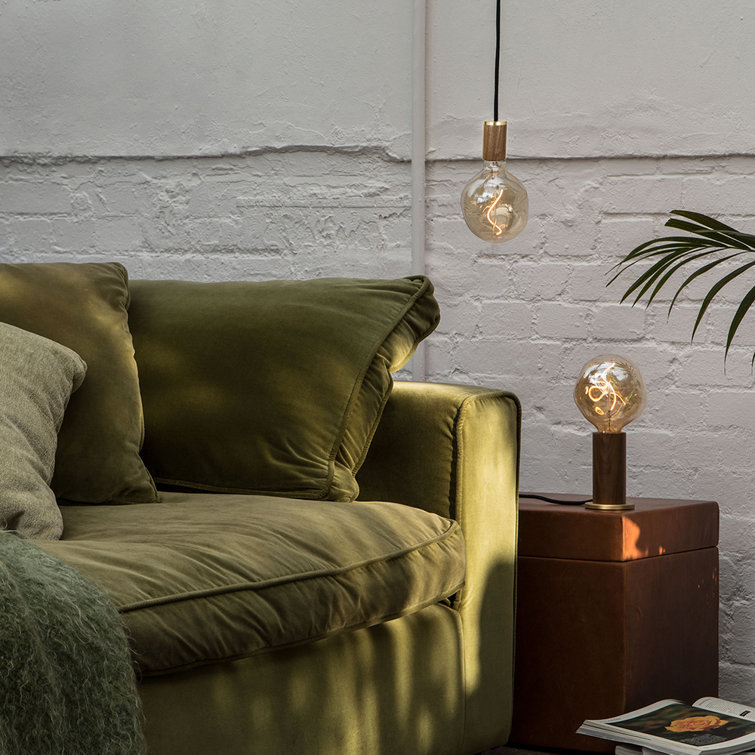 Voronoi I 5" Walnut Glass Pendant Light