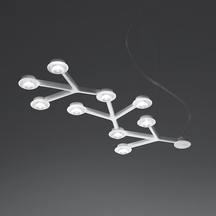 Lumina Linear 26" White Aluminum LED Kitchen Island Light