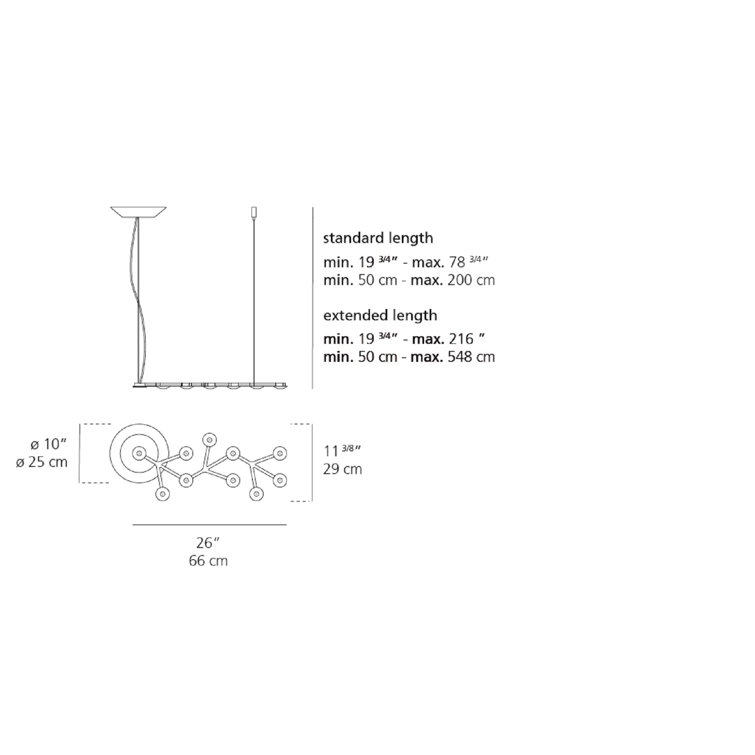 Lumina Linear 26" White Aluminum LED Kitchen Island Light