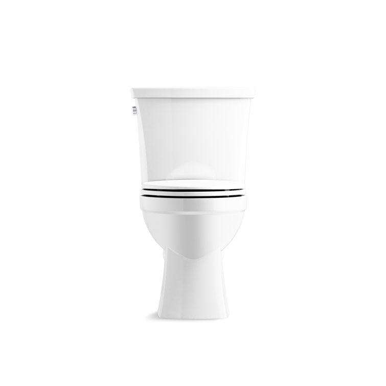 White High Efficiency Elongated Two-Piece Toilet