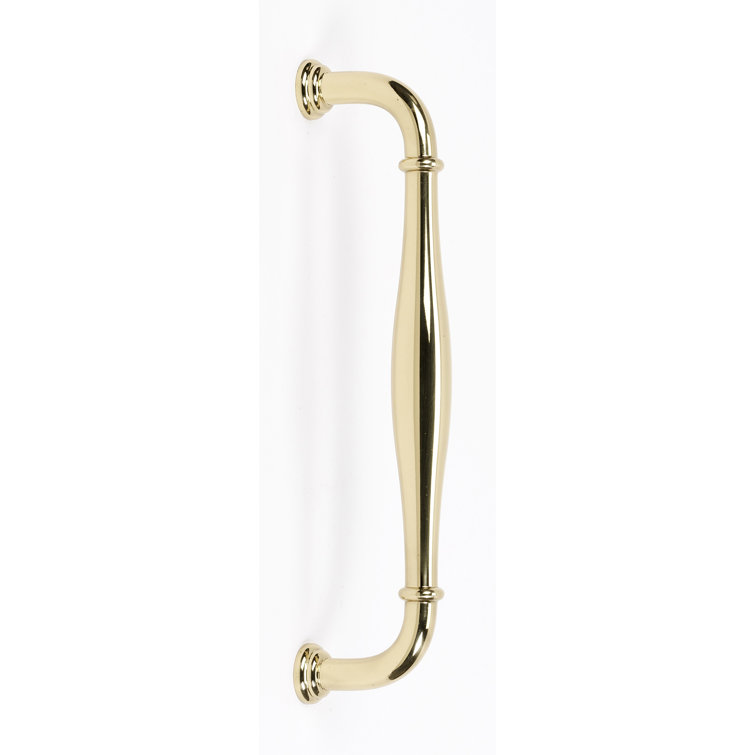 Charlie 8" Unlacquered Brass Appliance Pull with Mounting Hardware