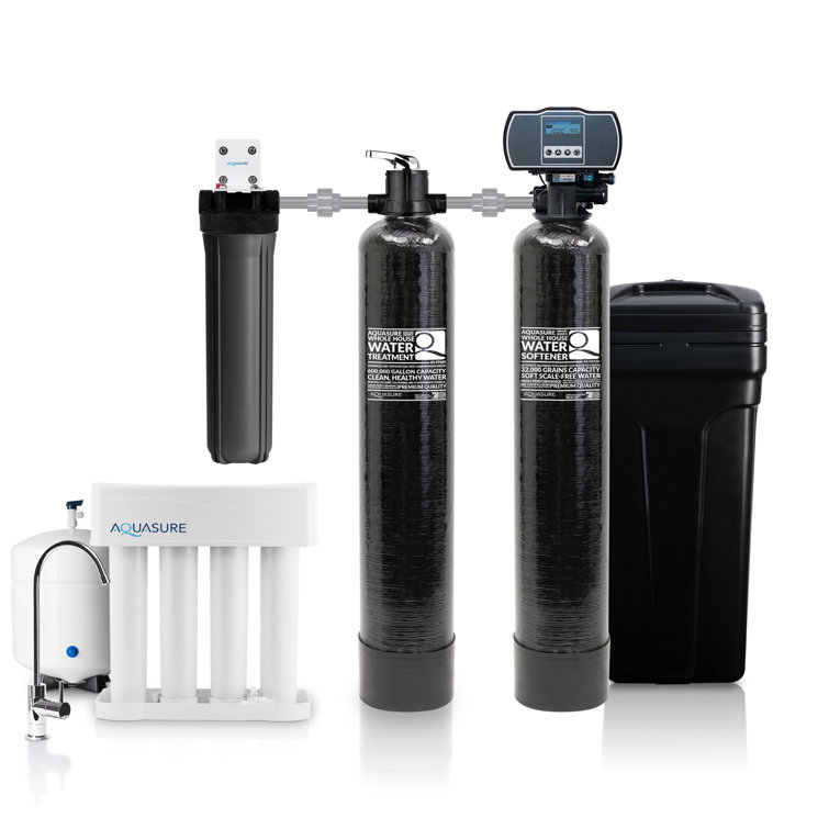Aquasure Signature Elite 32,000 Grain Whole House Water Treatment System
