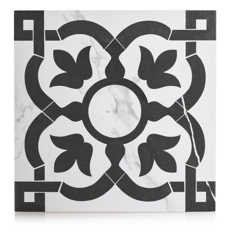 Elegant 9" x 9" Matte Gray Porcelain Square Tile with Water Protection