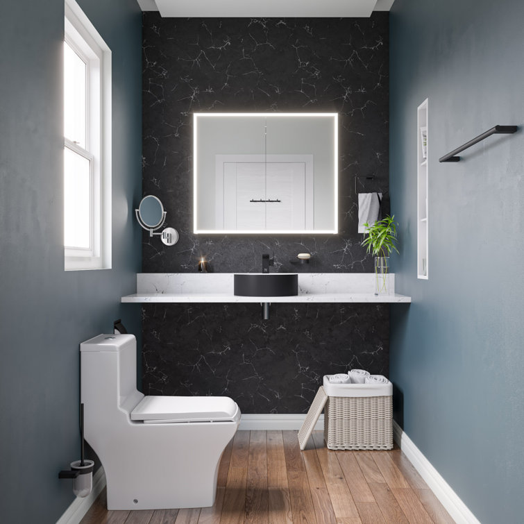 Matte Black Solid Brass Single-Hole Bathroom Faucet