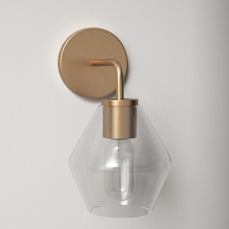Jett Satin Brass Industrial Farmhouse 1-Light Bath Vanity