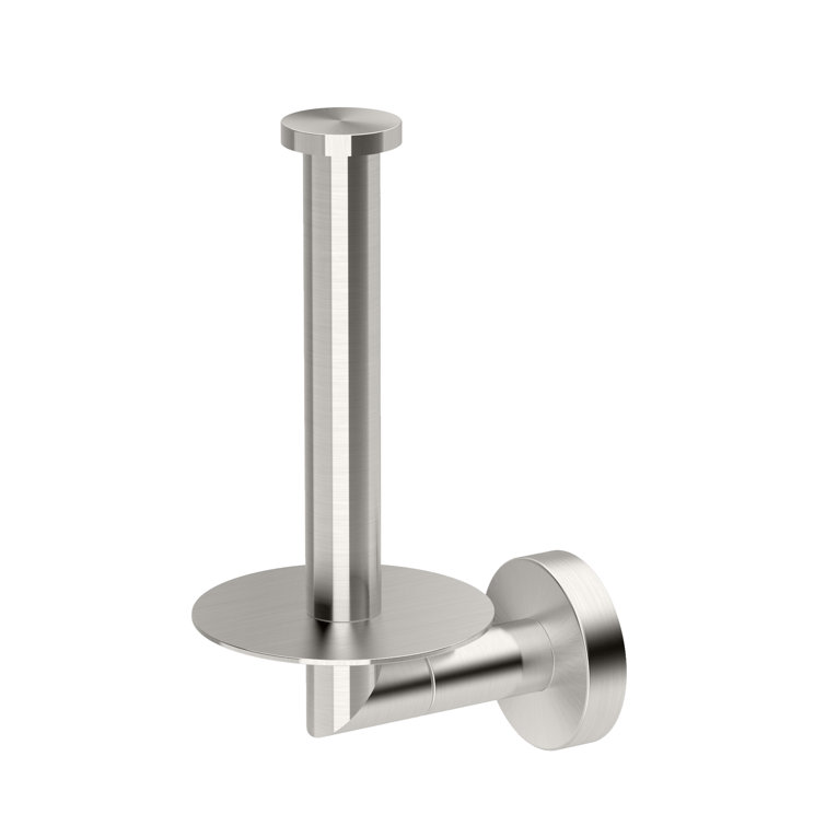 Polished Nickel Modern Wall Mounted Toilet Paper Holder