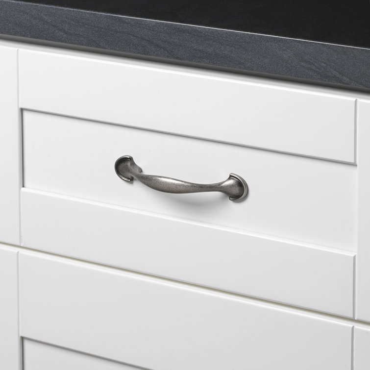 Weathered Nickel Arch Cabinet Pulls with Mounting Hardware, 10-Pack