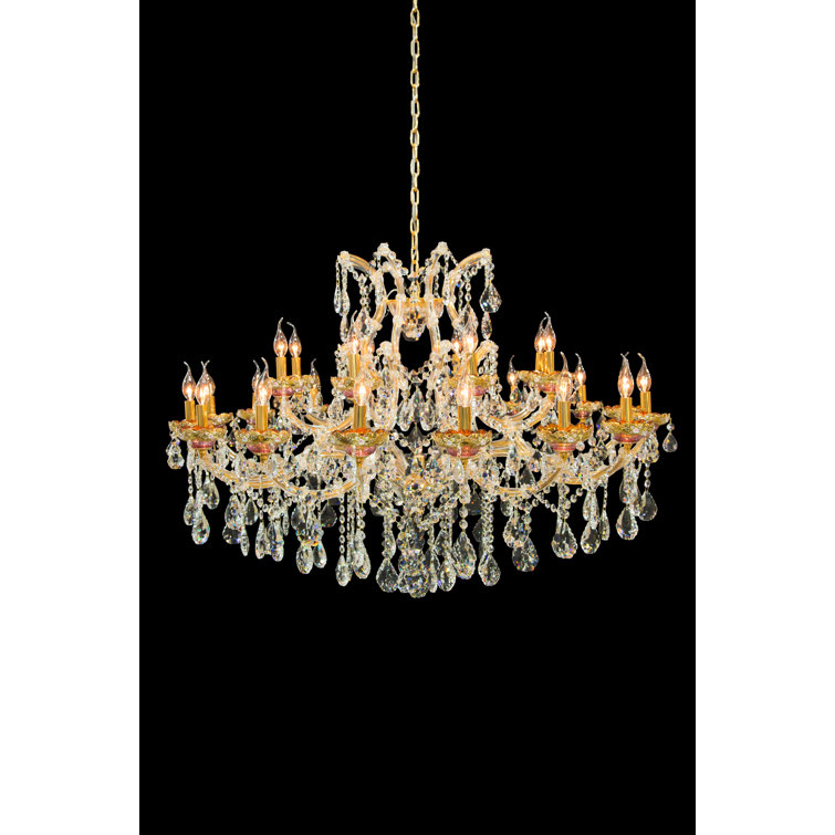 Michael Amini Chantilly 25 - Light Dimmable Classic / Traditional Chandelier