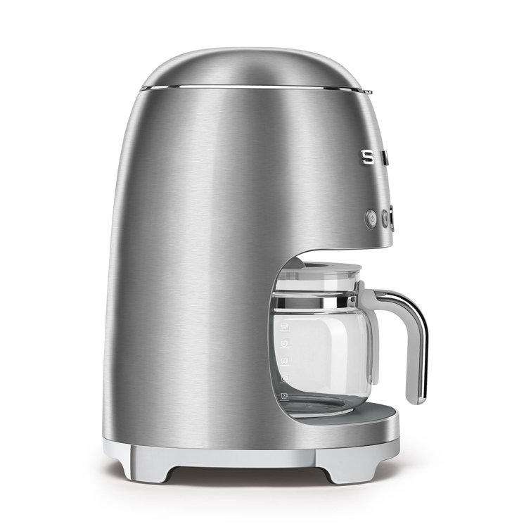 Stainless Steel Retro 10-Cup Drip Coffee Machine