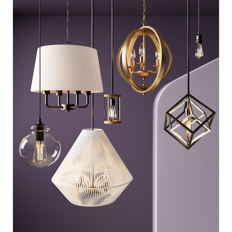 Matte Black Vintage Mini Pendant Light