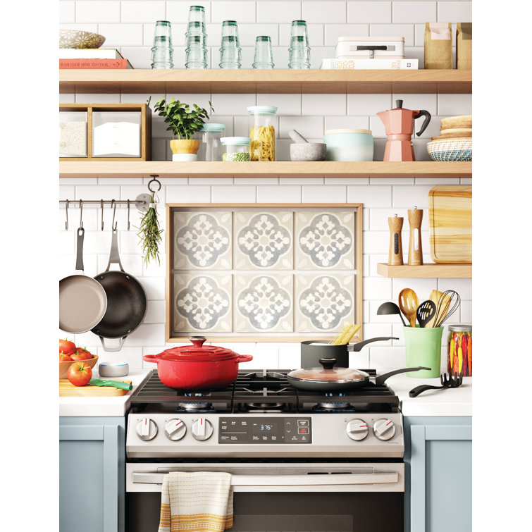 Enchante 8" x 8" Multicolor Matte Porcelain Tile