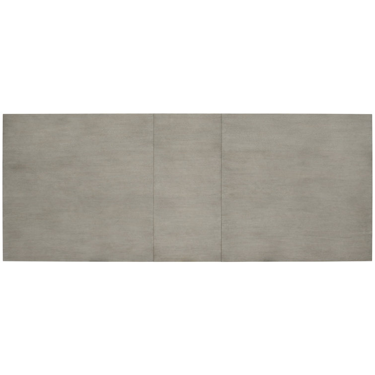 Gray Reclaimed Wood Extendable Rectangular Dining Table