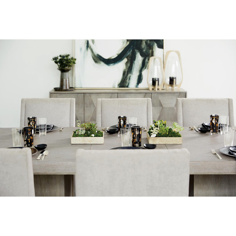 Gray Reclaimed Wood Extendable Rectangular Dining Table