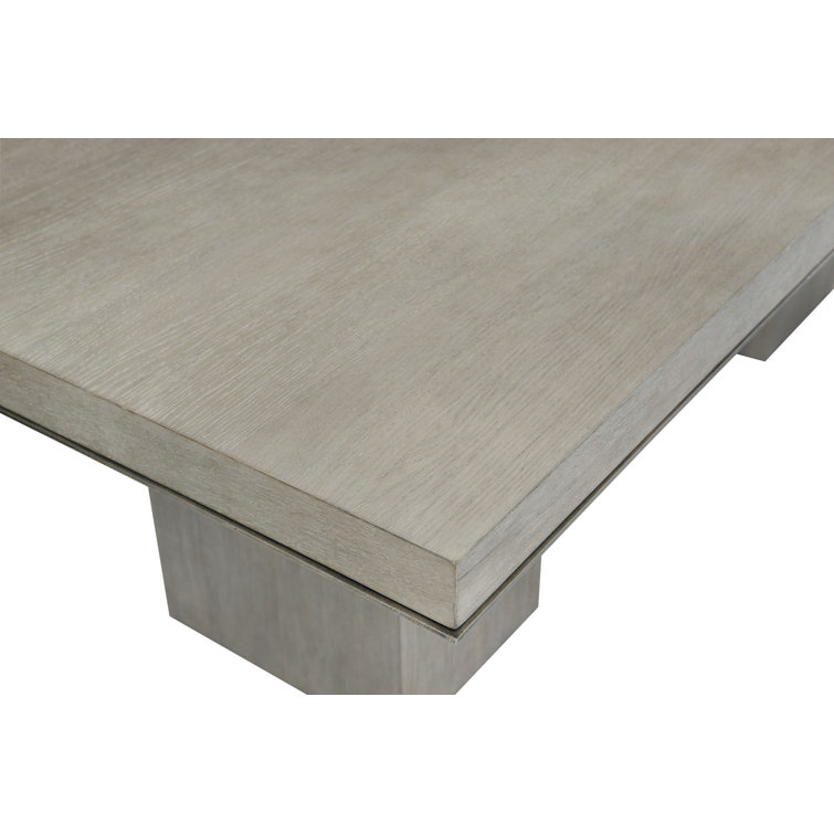 Gray Reclaimed Wood Extendable Rectangular Dining Table