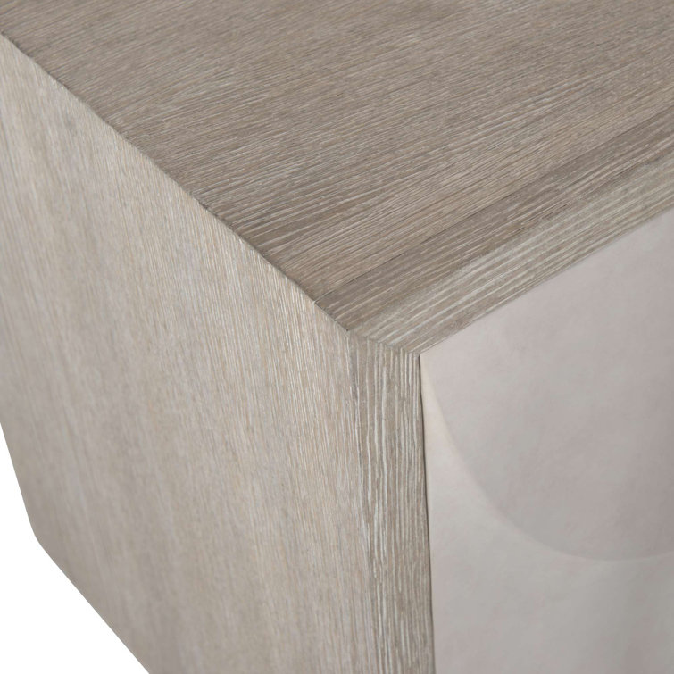 Lunula 86'' Beige and Gray Concrete Base Sideboard