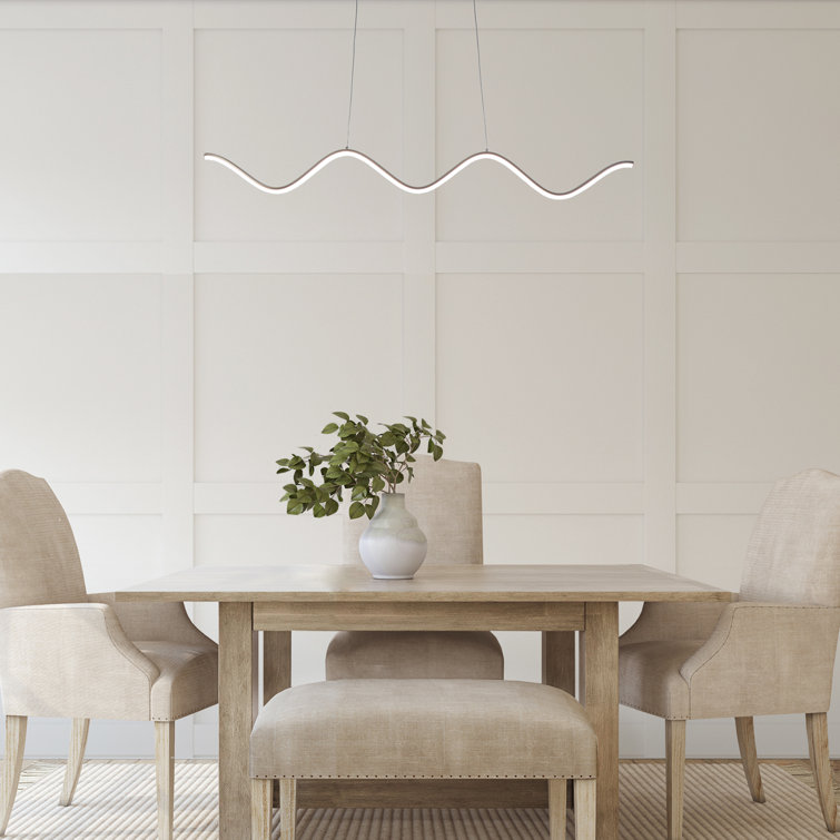 Morae Black Glass LED Indoor/Outdoor Pendant Light