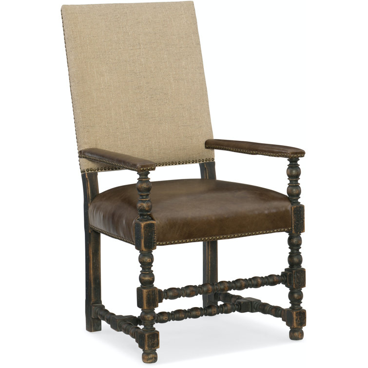 Hill Country Black and Brown Extendable Dining Table