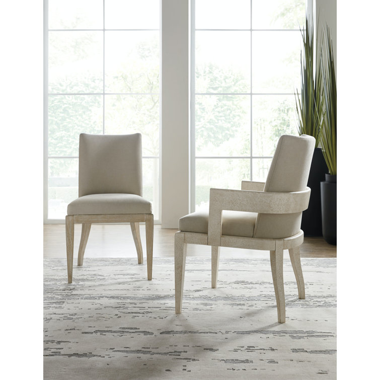 Beige Oak Extendable Farmhouse Dining Table