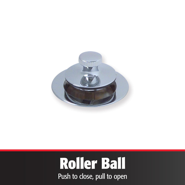 Polished Chrome Universal Fit Tub Drain Stopper