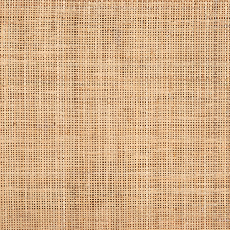 Callahan Cream Contemporary Mahogany Cane Armchair