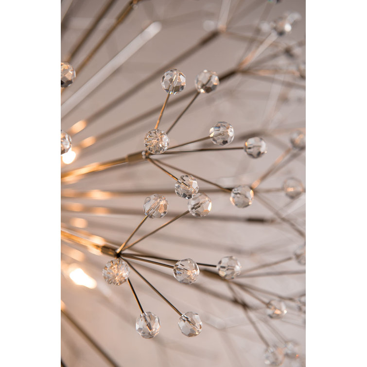 Aged Brass Elegance 16-Light Chandelier with Faceted K9 Crystal
