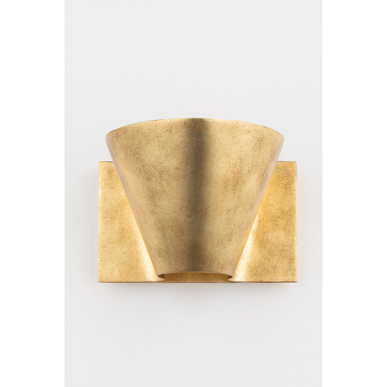 Reeve Vintage Gold Leaf 1-Light Energy Star Wall Sconce