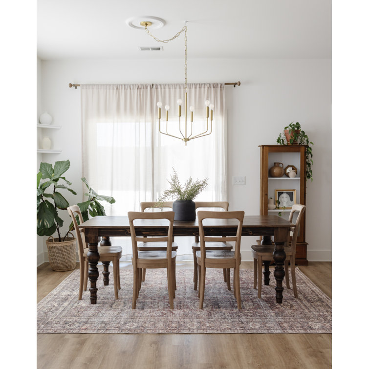 Polished Nickel 6-Light Candle Style Chandelier