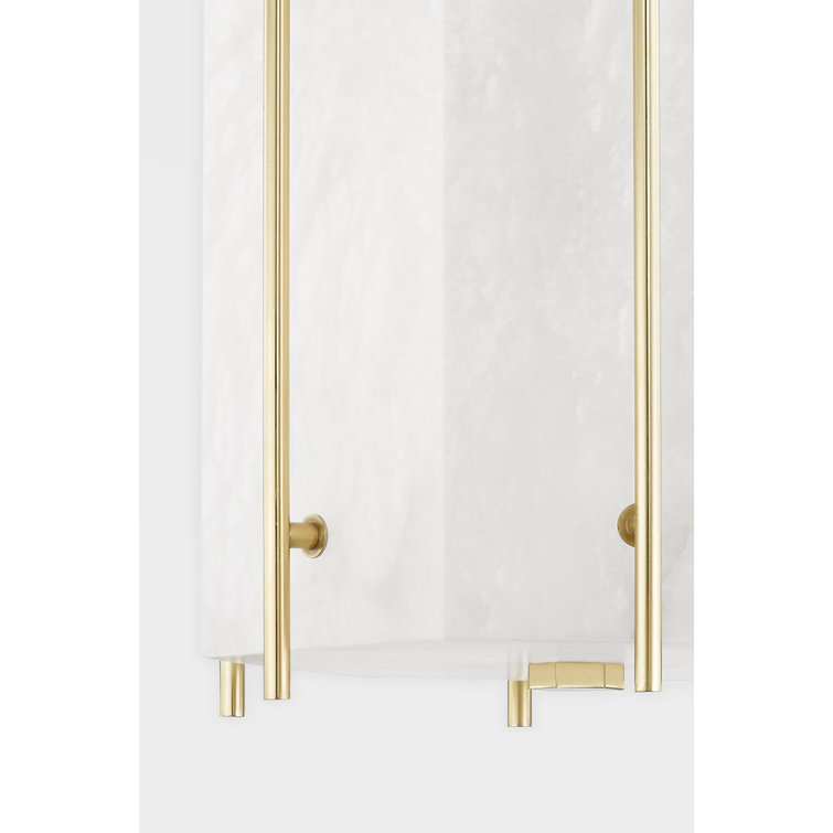 Flatbush 6-Light Aged Brass Large Pendant for Indoor/Outdoor