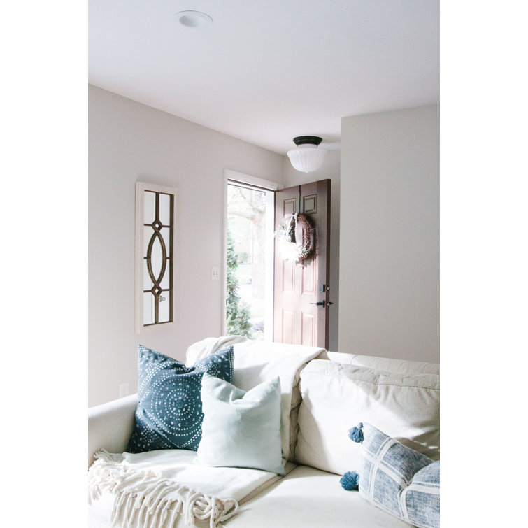Elegant Aged Brass Globe Pendant with White Glass Shade