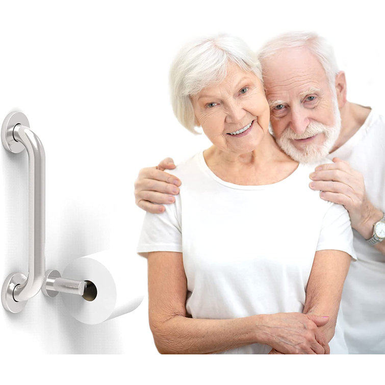 Stainless Steel Safety Handrail for Bathroom, 17.5" W