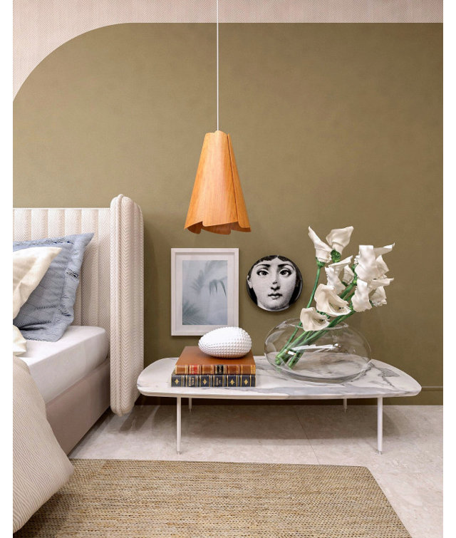 Louro Freijo Natural Wood LED Pendant Light