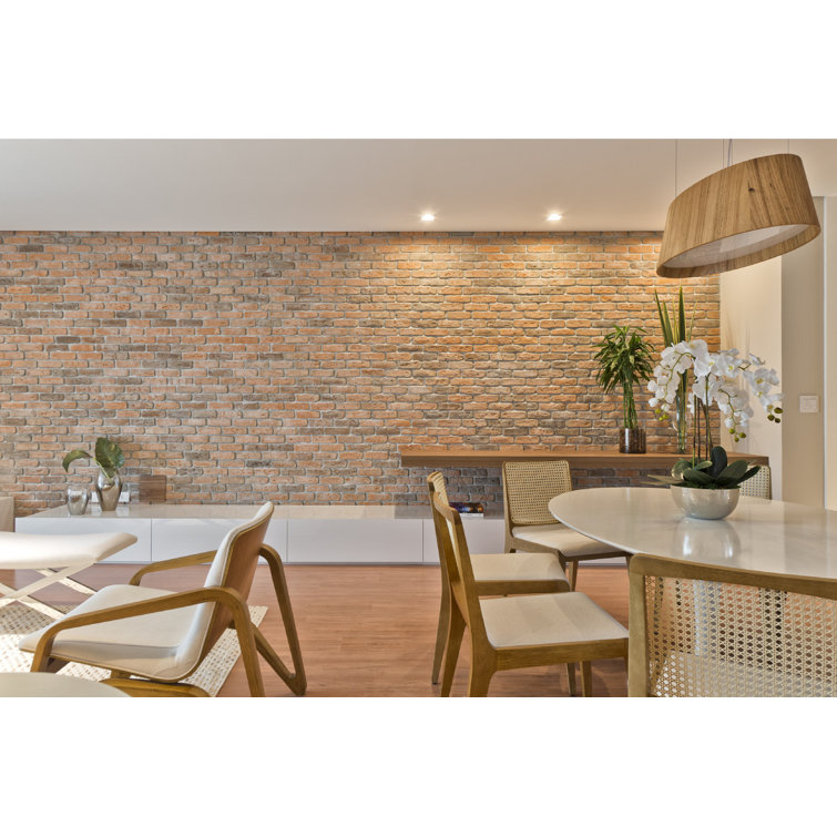 Teak Oval LED Pendant Light with American Walnut Finish