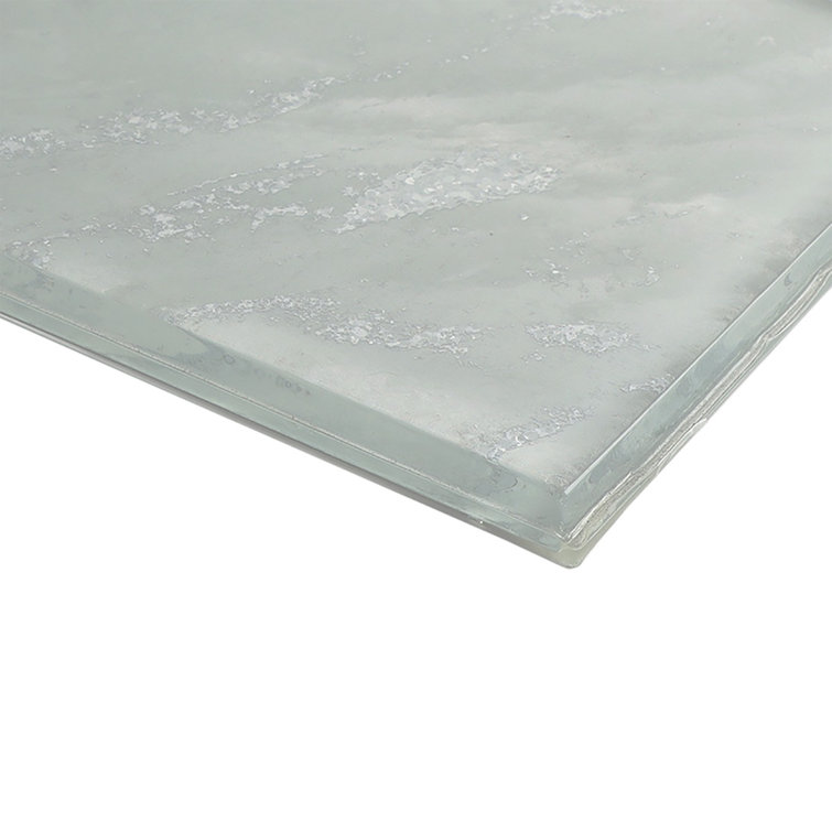 Astral Polished White Glass Rectangular Wall Tile