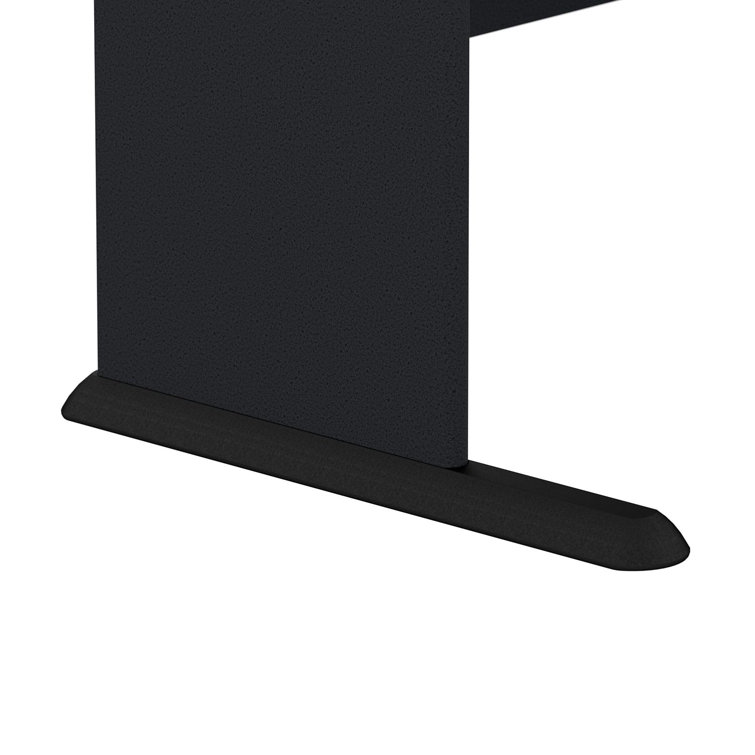 Hansen Cherry and Galaxy Executive Desk with Keyboard Tray