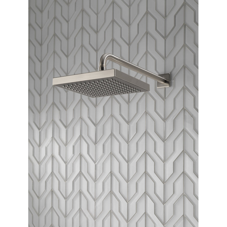 Stainless Steel Square Rain Shower Head with Handheld