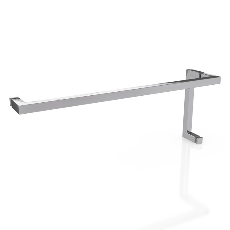 78" Frameless Glass Shower Door with Polished Chrome Hinges