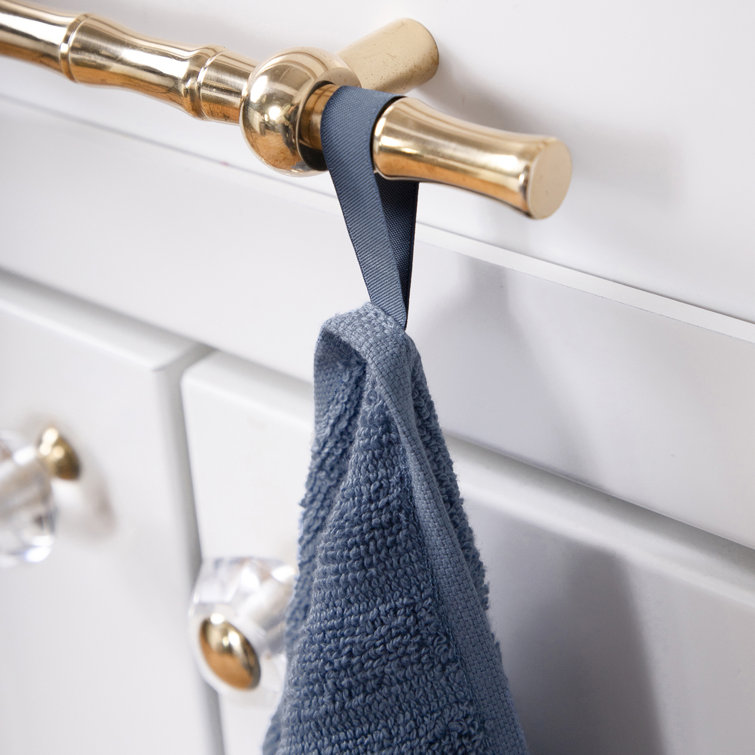 Indigo Terry Cotton Kitchen Towel Set, 17"x30"