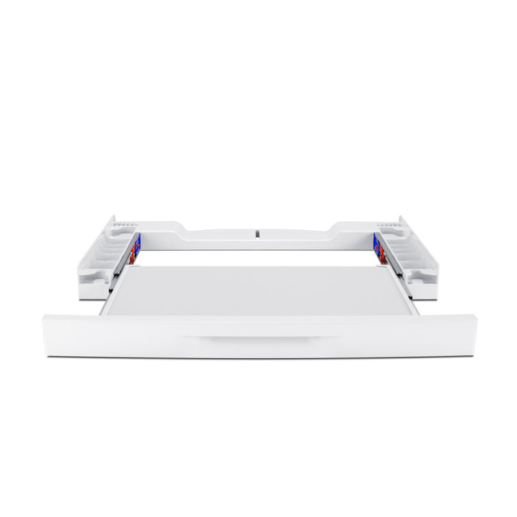 Compact White Electric Stacking Washer and Dryer Set