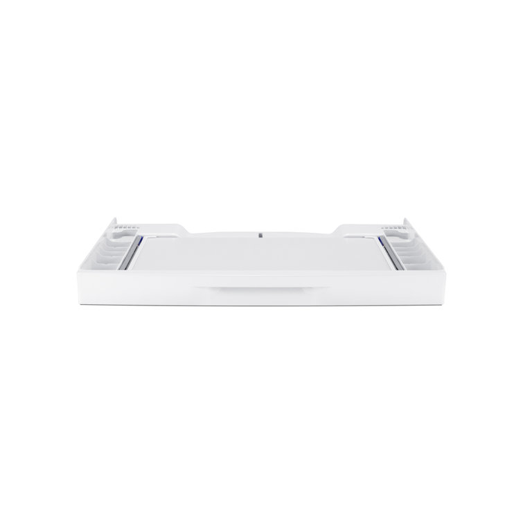 Compact White Electric Stacking Washer and Dryer Set
