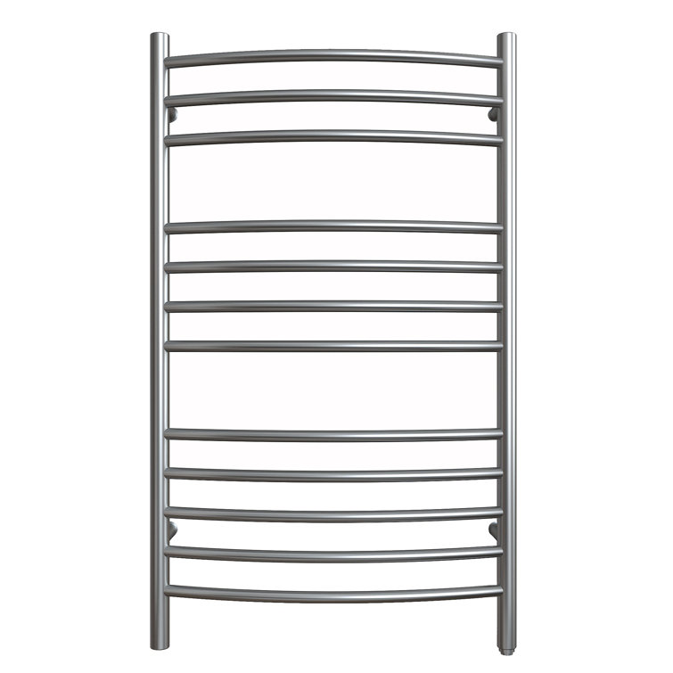 Grey Stainless Steel Wall Mounted Electric Towel Warmer
