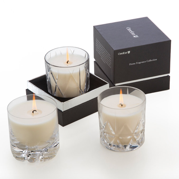 Amber Soy Designer Candle with Woodland Vanilla Scent